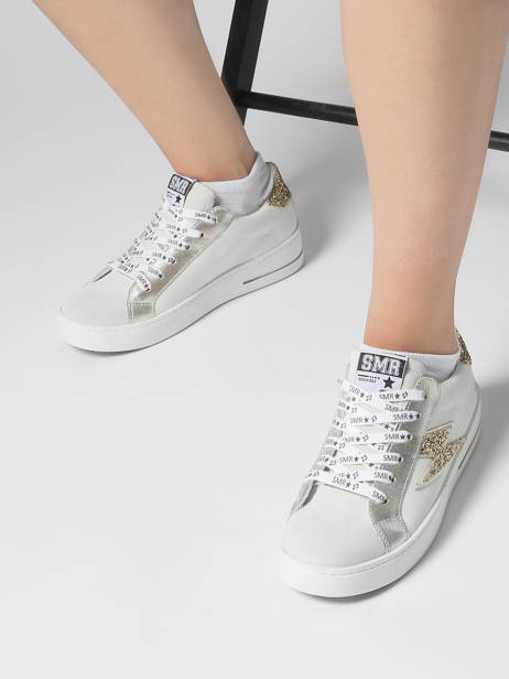 Sneakers Maya Uit Leder Semerdjian Wit women MAYA ander zicht 1